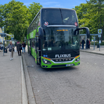 Fernbus am ZOB Bad Oeynhausen am Sültebusch
