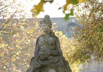 Der herbstliche Kurpark in Bad Oeynhausen