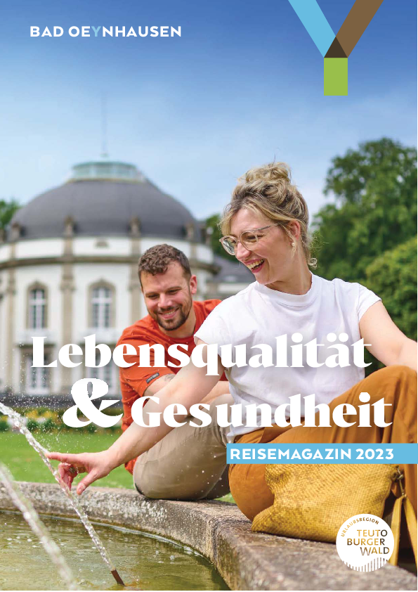 Cover der Broschüre "Reisemagazin 2023"