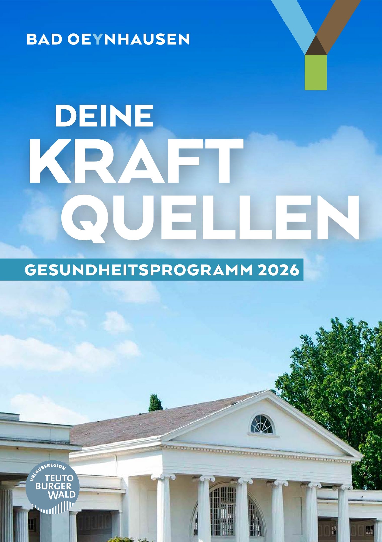 Cover Gesundheitsprogramm „Deine Kraftquellen“ 2026 in Bad Oeynhausen