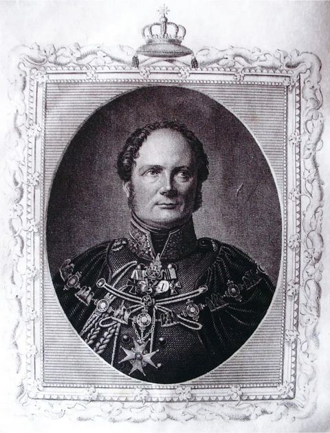 Historisches Porträt von König Friedrich Wilhelm IV. von Preußen, der 1848 das Heilbad in „Königliches Bad Oeynhausen“ umbenannte.