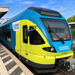 Regionalexpress RE 78 von Bielefeld nach Nienburg Weser am Bahnhof Bad Oeynhausen