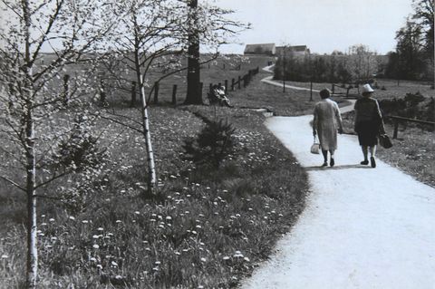Siekertal auf der Lohe in Bad Oeynhausen im Jahr 1958