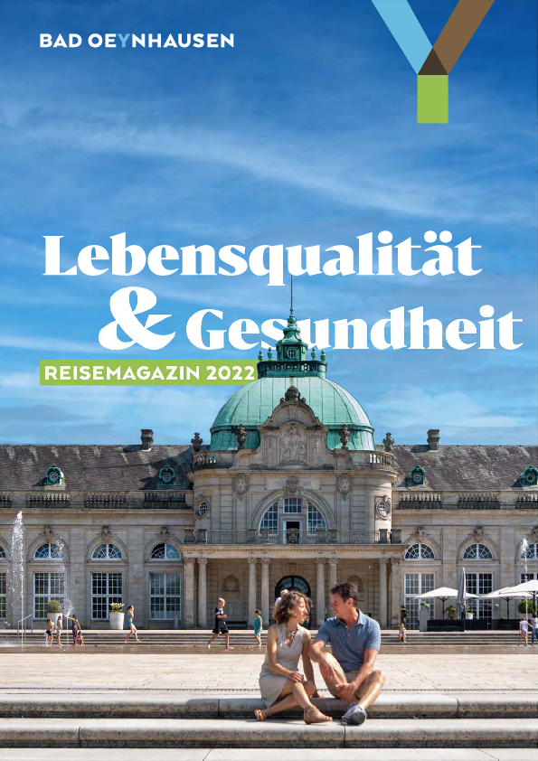 Cover der Broschüre "Reisemagazin 2022"